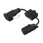 13-Pin Trailer Light Converter 7-Way Connector for Vehicles