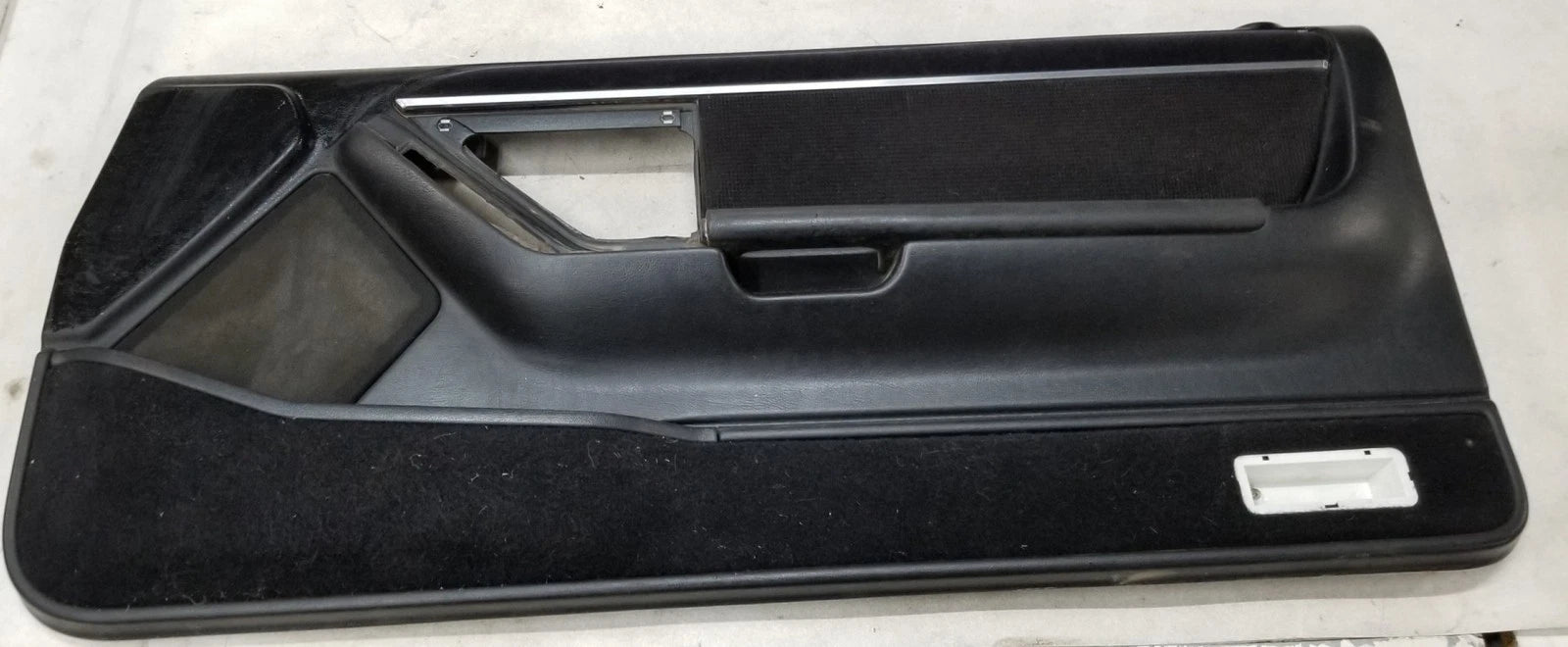 RH Door Panel for Thunderbird Cougar (1989–1990) Black Cloth Insert