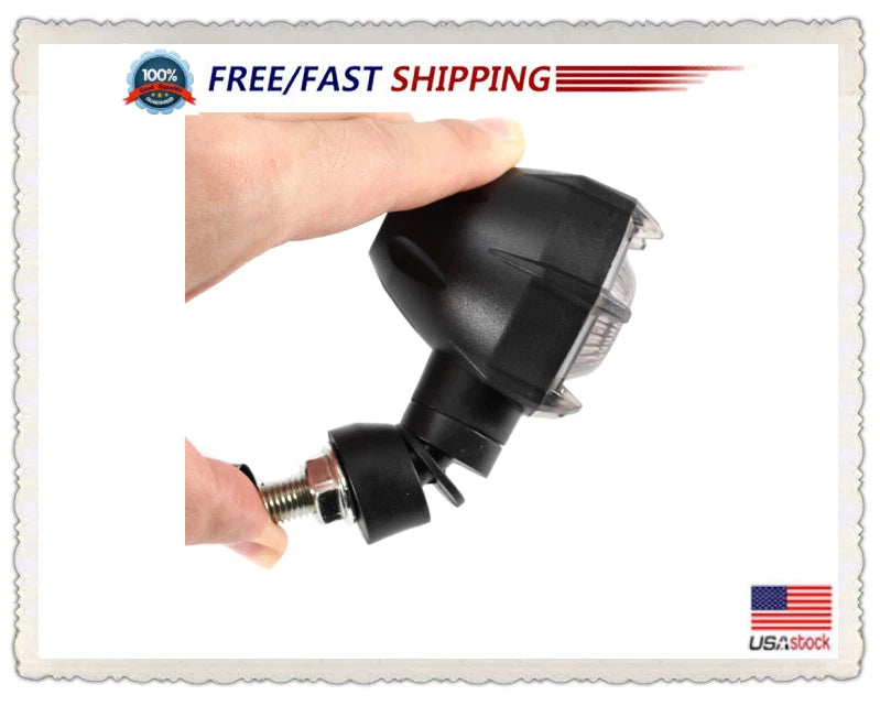 2X LED Turn Signal Waterproof Lights for Harley-Davidson Sportster Fatboy