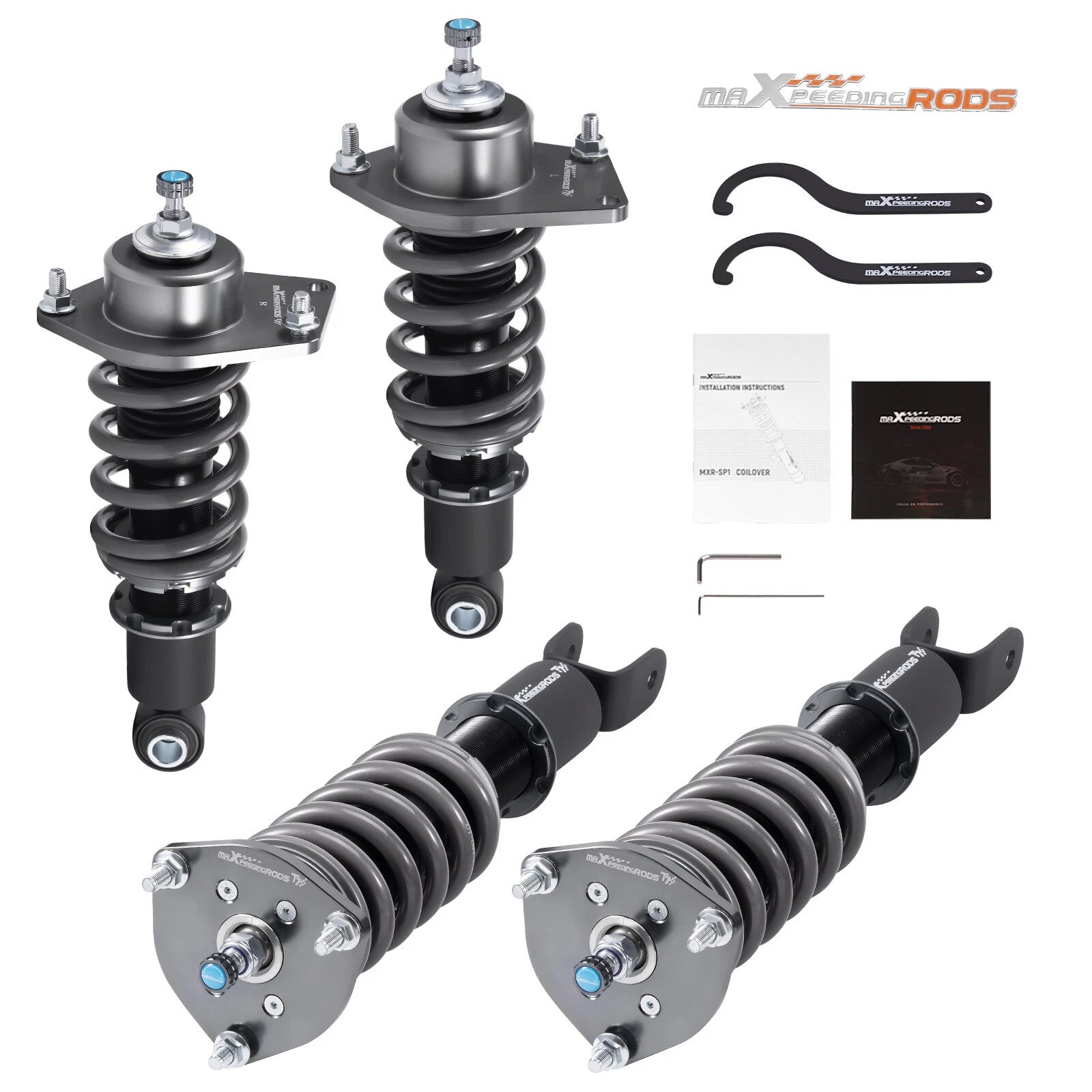 Racing Coilovers for Mazda RX-8 (2004–2011) Adjustable Damper Shocks