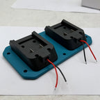 Dual Battery Wall Mount Holder Stand for Universal Use (Metal/Plastic)