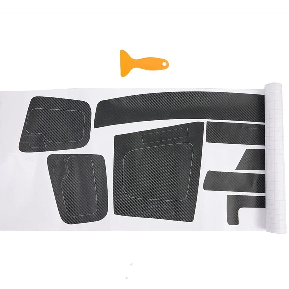 3D Carbon Fiber Interior Dash Wrap Trim Stickers for 3 Series E46 (1998���2005)