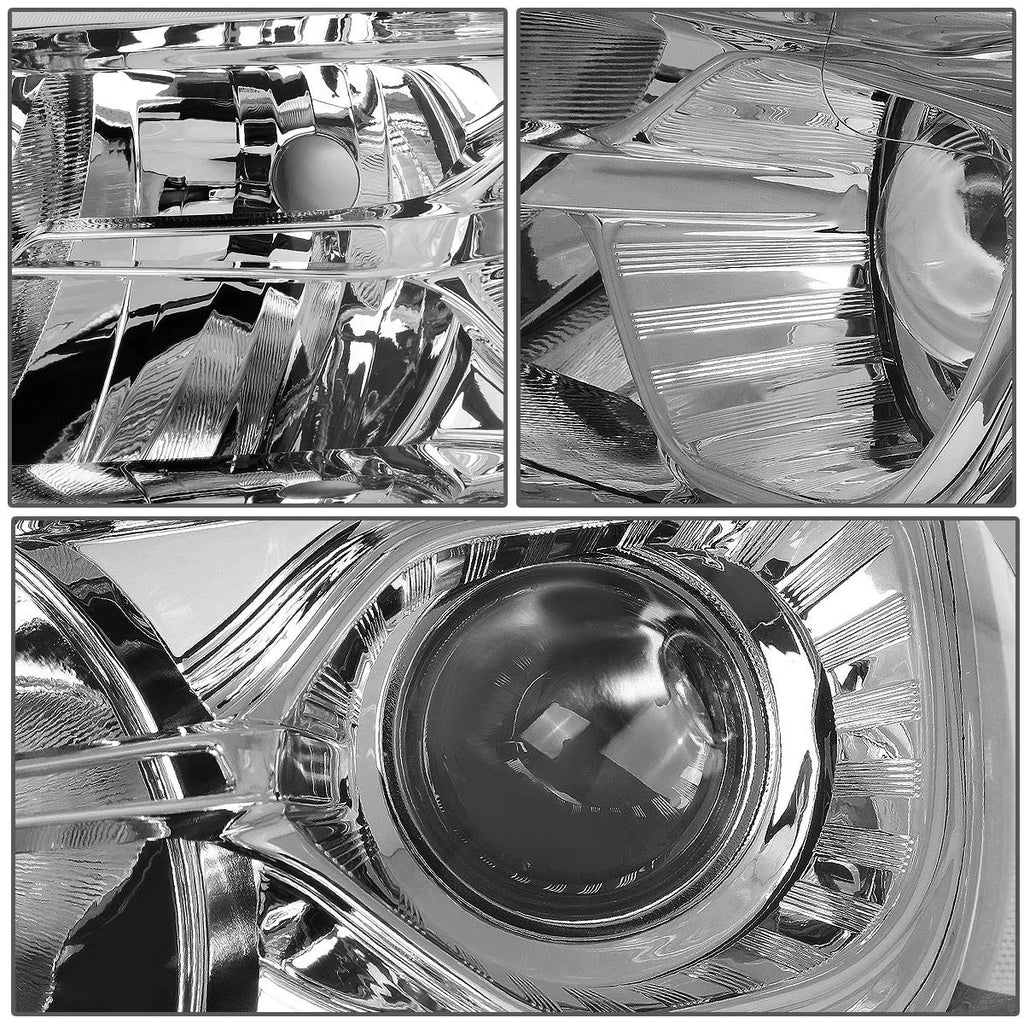Chrome/Clear Signal Projector Headlights for Grand Cherokee (2014–2016)