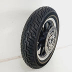 16x3" Black 9 Spoke Front Wheel for Harley Touring (2000–2008)