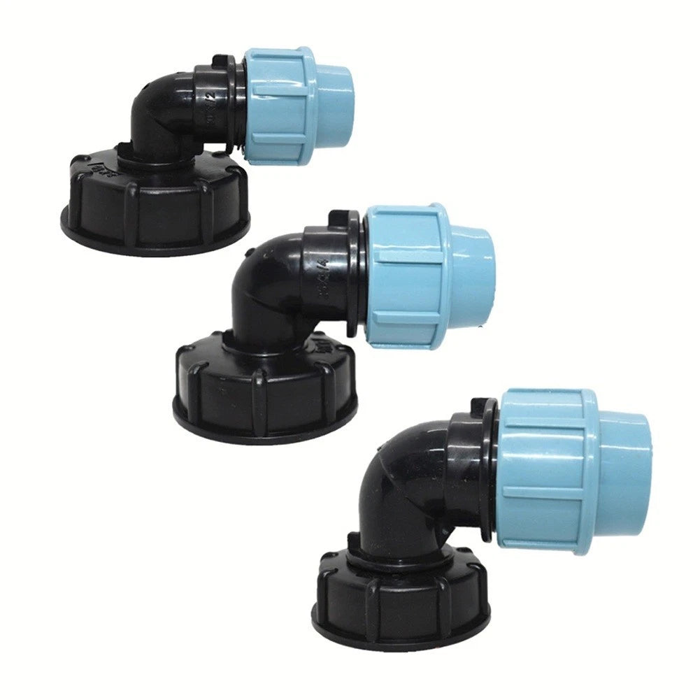 Garden Pipe Elbow Outlet Connector for IBC Tank Adapter