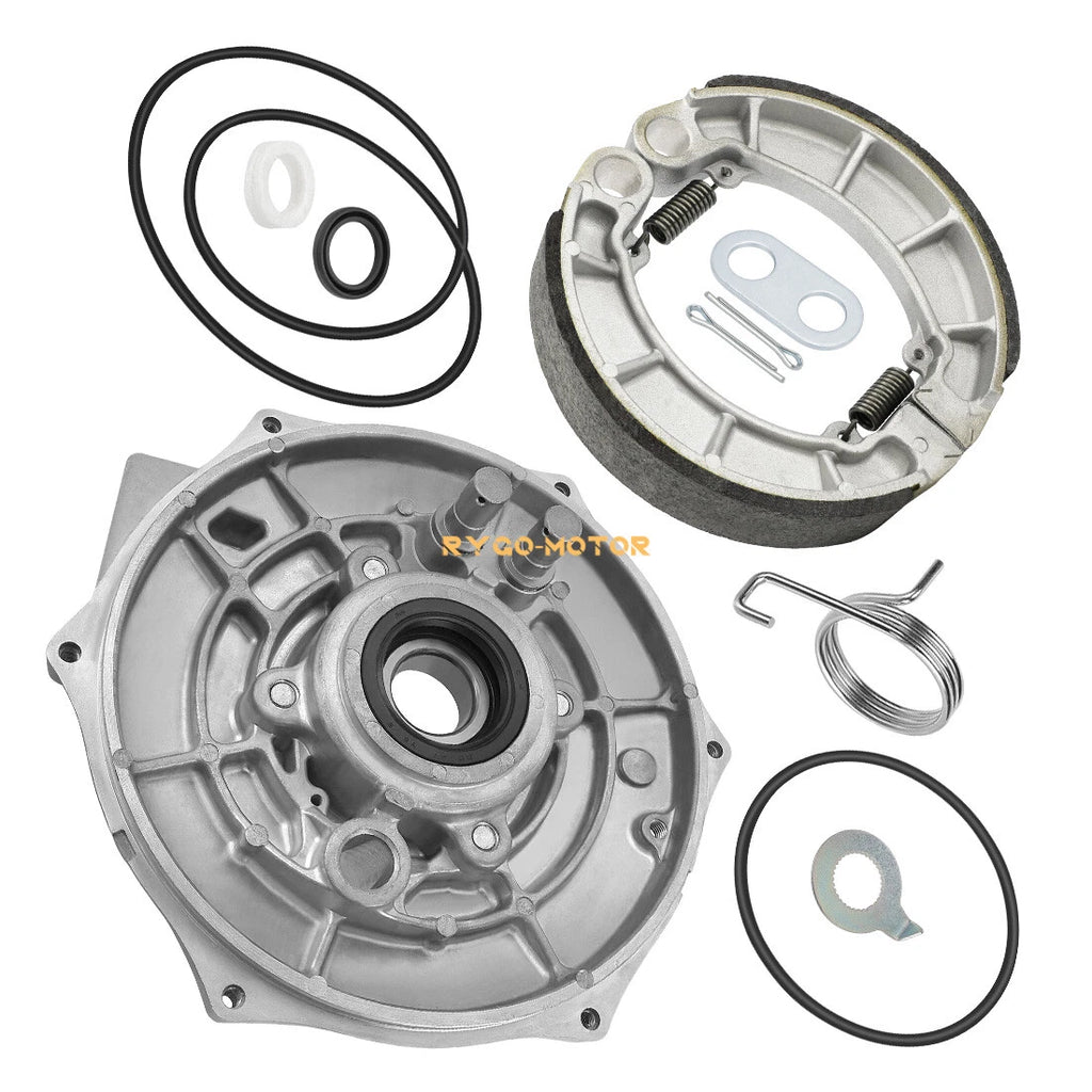 Rear Brake Backing Plate & Shoes Seals Kit for Honda Rancher 420, Foreman 500, 520 (2007–2023)