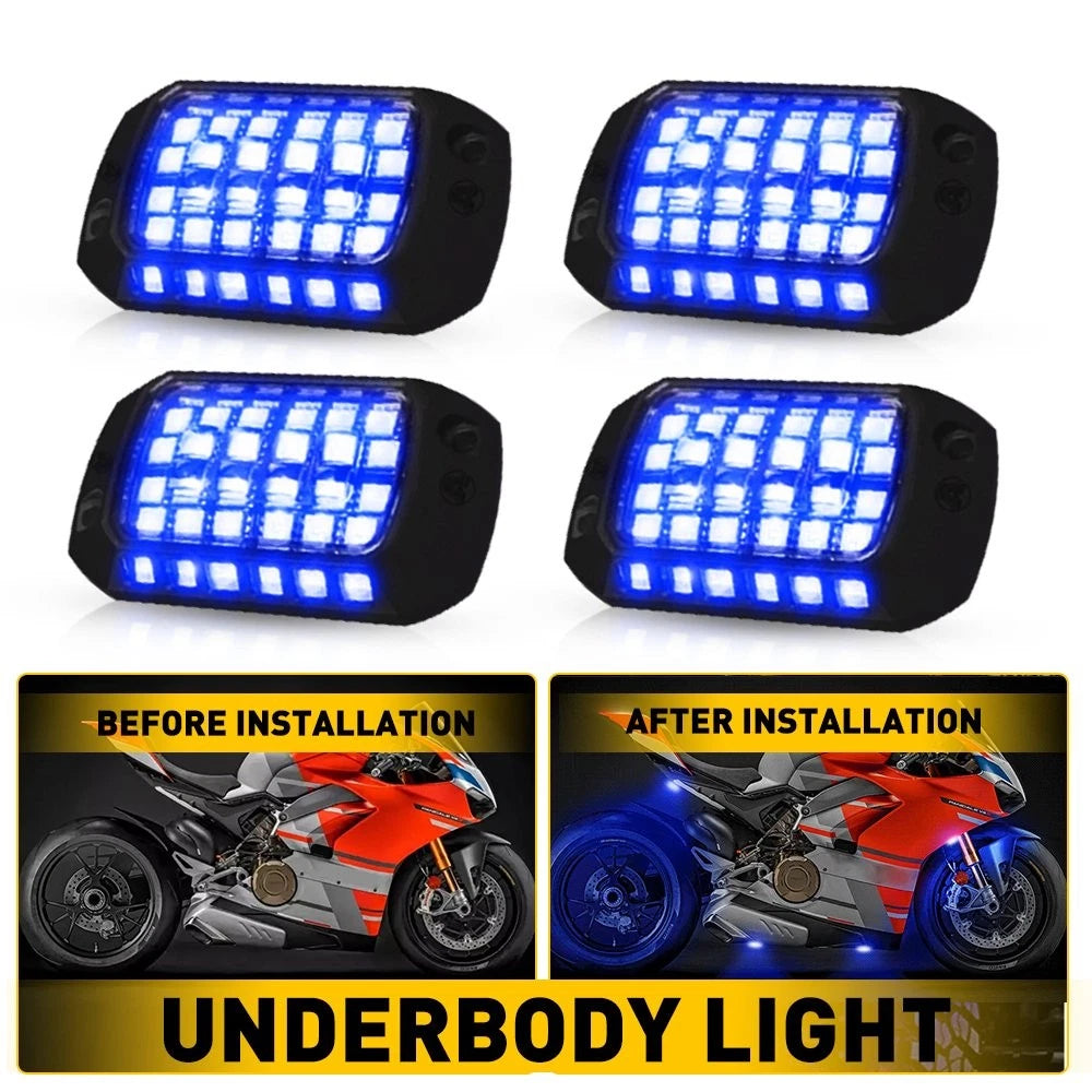 4X 36-LED Underbody Light Bars for Universal Fit (Most Cars & Trucks)
