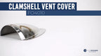 2X Stainless Steel Clamshell Vent Cover Base for
