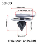 Set of 4 Wheel Arch Trim Clips for Mini Cooper (2002–2008) 0713275782