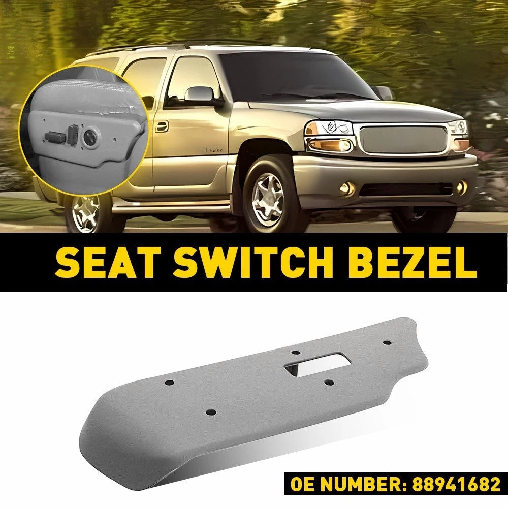 Power Seat Switch Bezel Trim Panel for Chevy GMC Escalade (2002–2006)