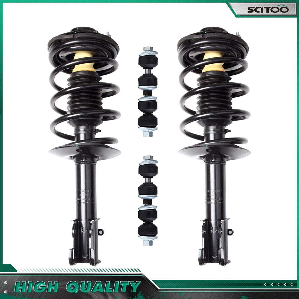 Front Complete Struts w/ Springs & Sway Bar Kit for Chrysler PT Cruiser (2001–2010)