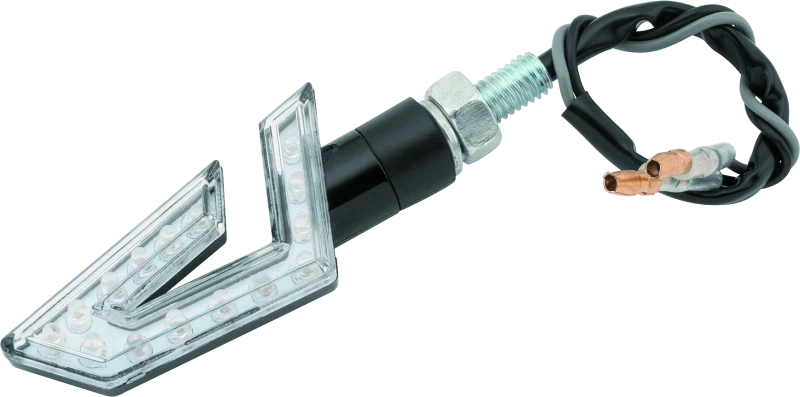 LED Turn Signals Pair for BikeMaster (3" x 1-1/8", Waterproof)