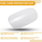 Fuel Tank Door Cap for Mercedes-Benz C180 C200 (2015–2021) No. 2057570106 White