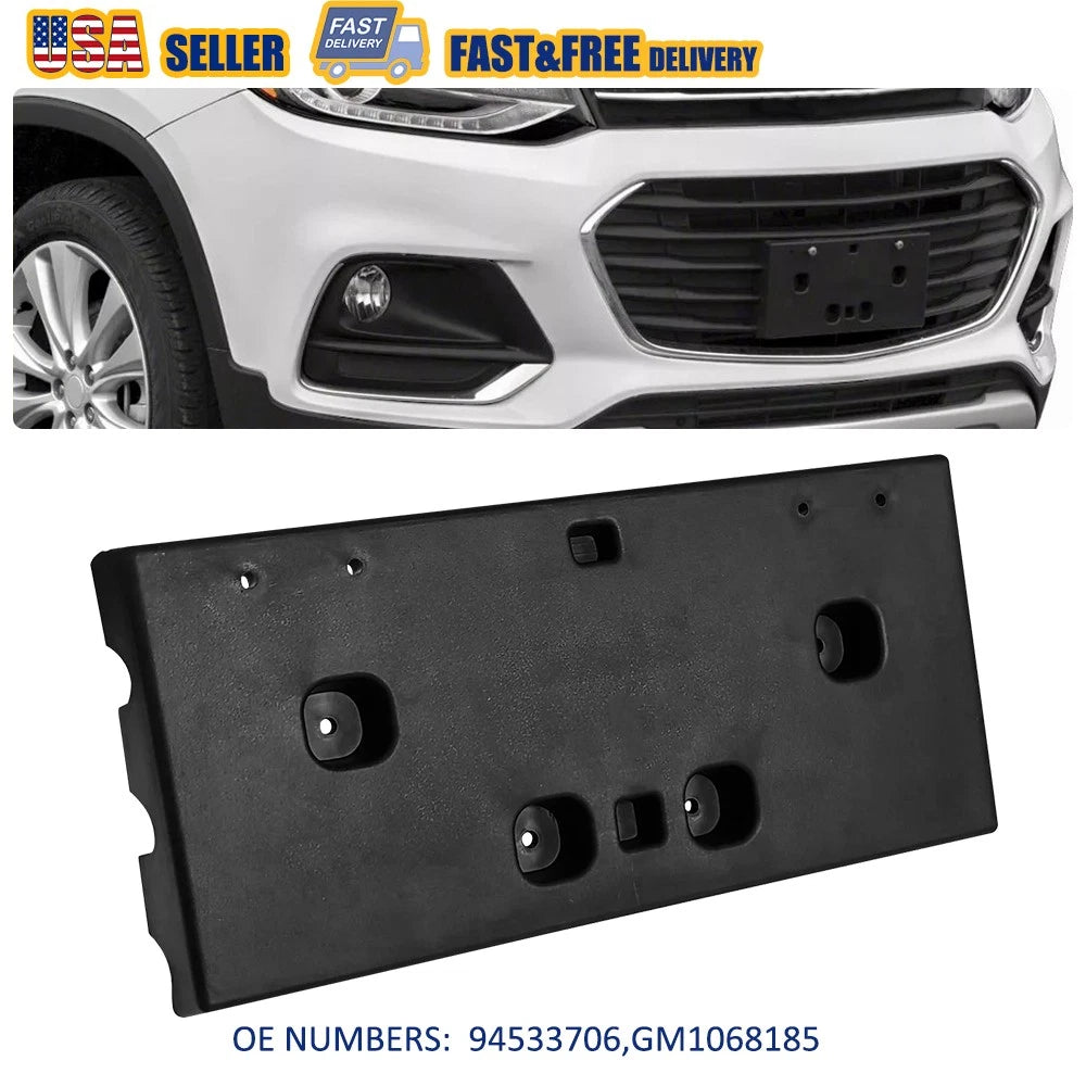 Front License Plate Tag Holder Mounting Bracket for Chevrolet Trax (2017–2022)