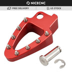 CNC Enlarged Brake Foot Pedal Lever Step Tip Plate for Honda XR650L (1993–2025)