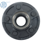 Set of 4 Trailer Hub Kit for 5 on 4.5" Spindle with Bearings