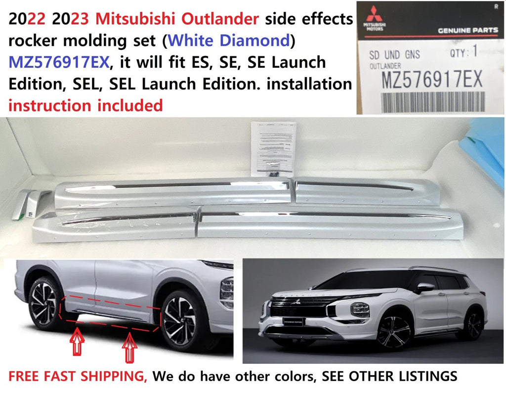 Side Effect Rocker Molding for Mitsubishi Outlander (2022–2025) MZ576917EX
