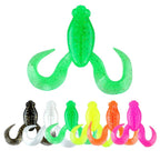 Set of 6 Silicone Floating Frog Lures for Pike and Bass (4cm, 9g)