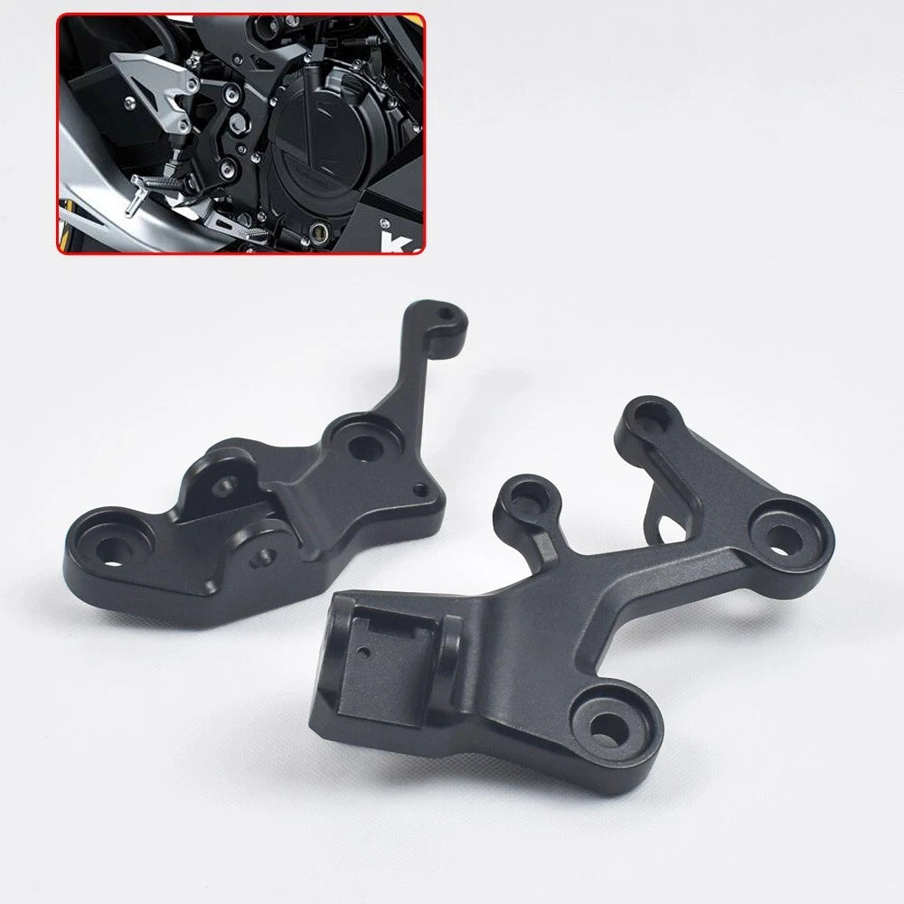 Front Footrests Foot Pegs Pedal for Kawasaki Ninja 400 Z400 (2018–2022)