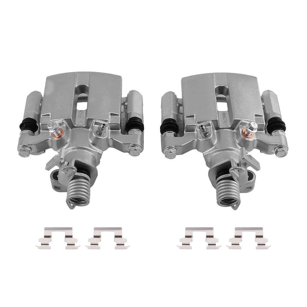 Set of 2 Rear Brake Calipers w/ Bracket for Buick Allure (2005–2009) 18-B5011
