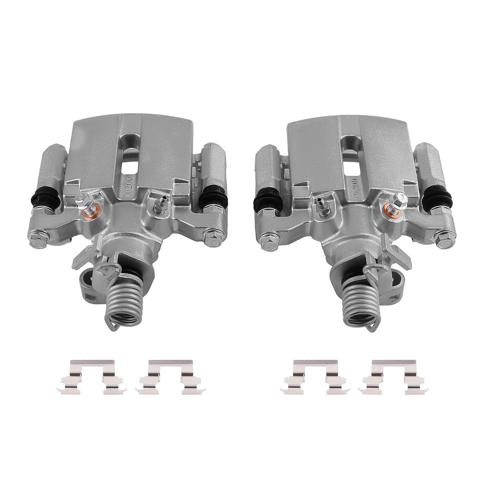 Set of 2 Rear Brake Calipers w/ Bracket for Buick Allure (2005–2009) 18-B5011