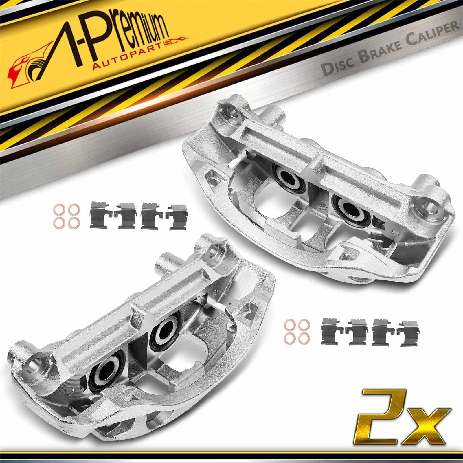 2X Brake Caliper with Bracket Rear for Nissan NV1500 NV2500 (2012–2021)