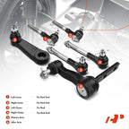 Set of 6 Inner & Outer Tie Rod Ends for Ford F-150 F-250 Expedition (1997–2003)