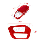 Gear Shift Media Panel and Knob Cover for Dodge Challenger 2015-2025