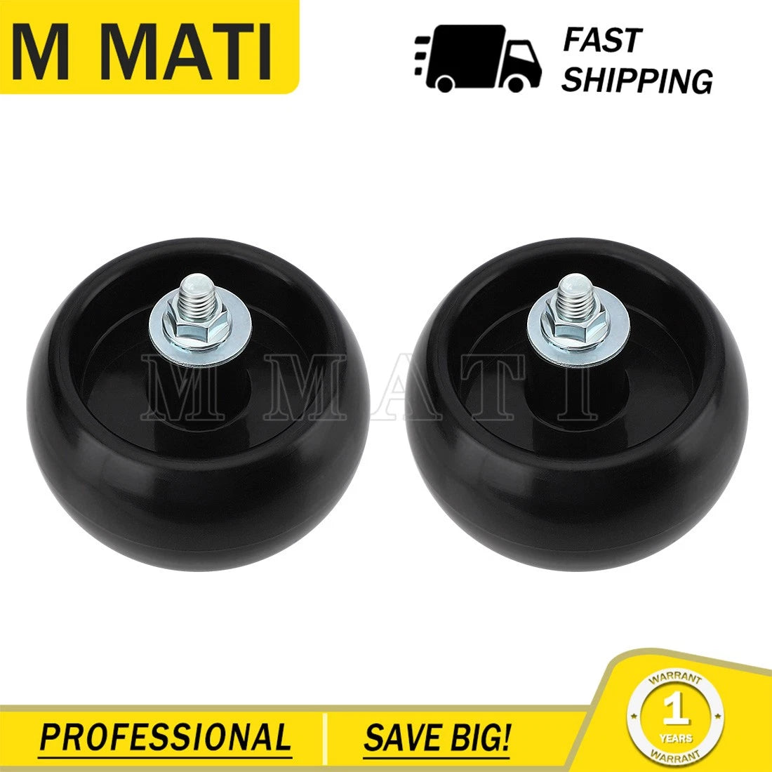2Pcs Deck Wheel Kit for Snapper Pro Ferris Simplicity (1500) 1714760 210-043 12060