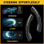 Steering Wheel Booster Cover for Universal Cars - Carbon Fiber Non-Slip