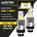 2Pcs D2S 6500K HID Xenon Replacement Headlight Bulbs for EV (Year Range)