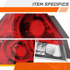 Left Side Chrome Tail Light Brake Lamp for Chevy Impala Limited (2006–2016)