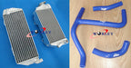 Aluminum Radiator + Red Y Hose for Suzuki RMZ250 (2010-2012)