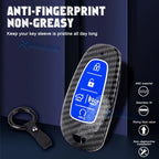 Smart Key Cover Holder with Keychain for Hyundai Sonata Tucson (2020-2022)