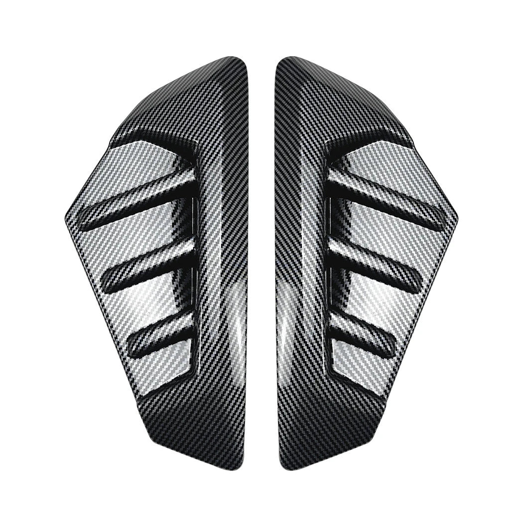 2X Carbon Look Front Side Fender Vent Scoop Covers for BMW X5 G05 (2023–2023)