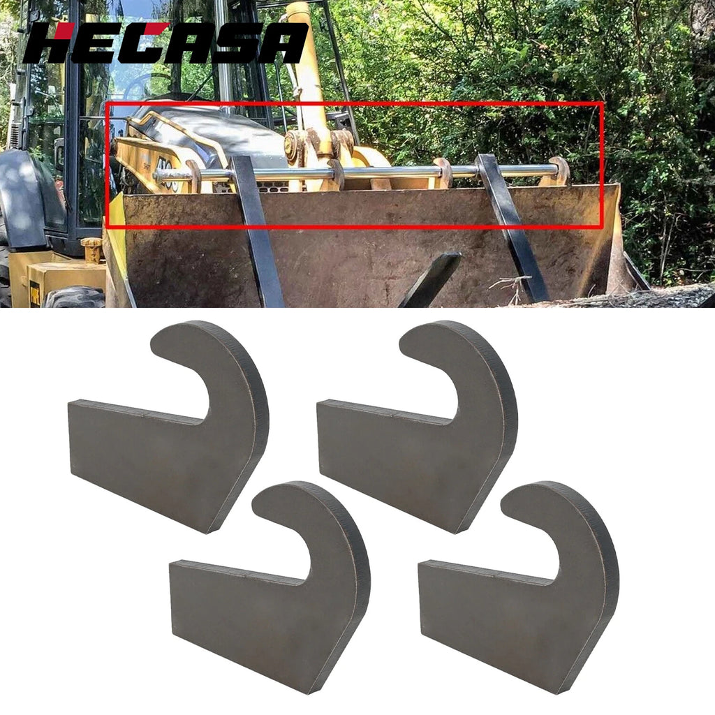 4X Steel Mounting Brackets for Pin Type Loader Pallet Forks