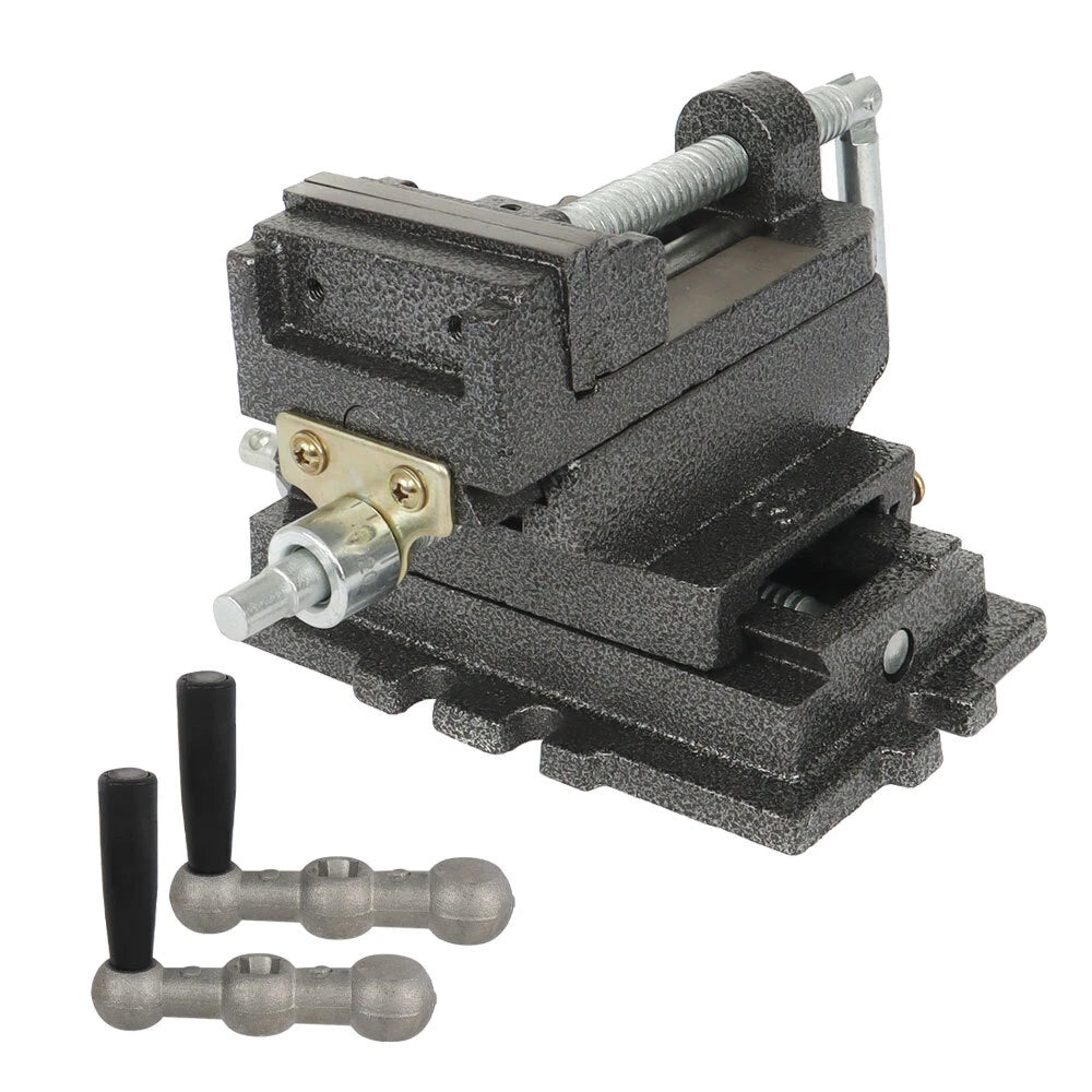 3" Cross Slide Vise for Drill Press (Heavy Duty Metal Milling)