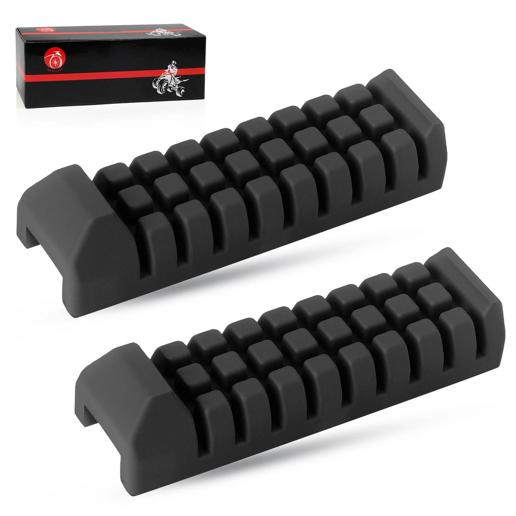 Rubber Foot Peg Rest Set of 2 for Suzuki QuadSport 80 LT80 (1987–2006)