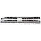 Stainless Black Rivet Mesh Grille Inserts for Chevy Silverado 1500 (2007-2013)