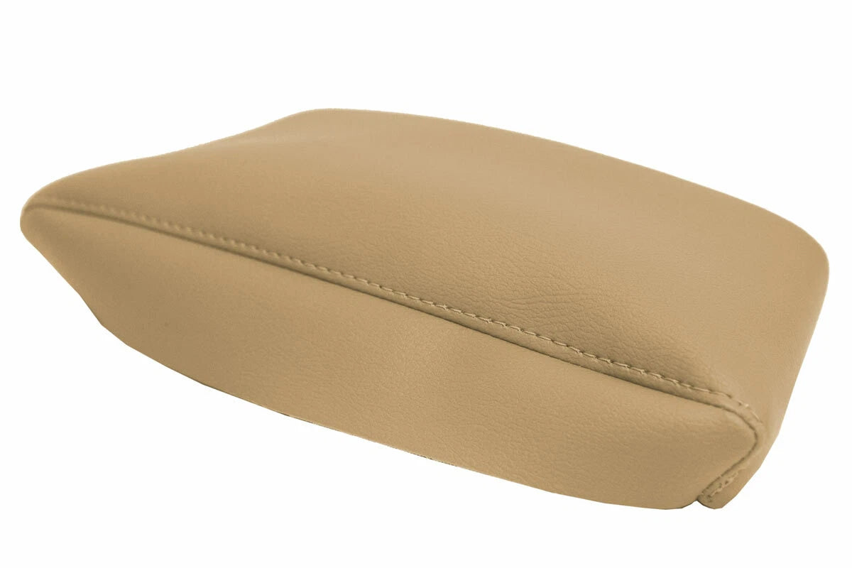 Leather Center Console Lid Armrest Cover for BMW X3 (2003–2010) Beige
