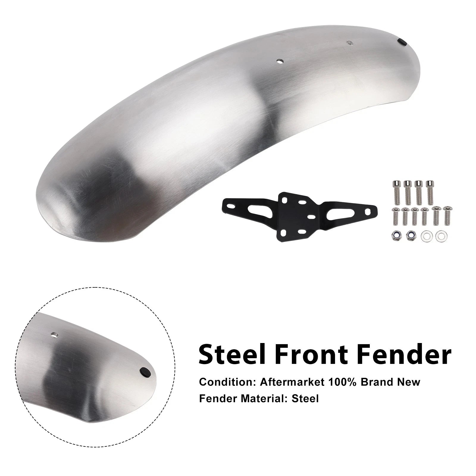 Steel Front Fender Mudguard for Street Scrambler 900, Speed Twin 900 (2017–2023)