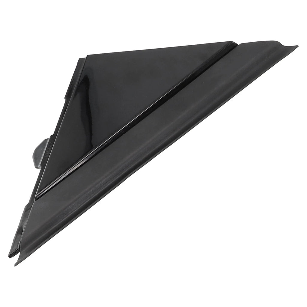 2X Door Mirror Flag Cover Moldings Left+Right for FIAT 500 (2012–2019) Gloss Black