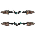Set of 2 Front Rear Turn Signal Lights for Triumph Tiger 800 1050 (2011–2015)