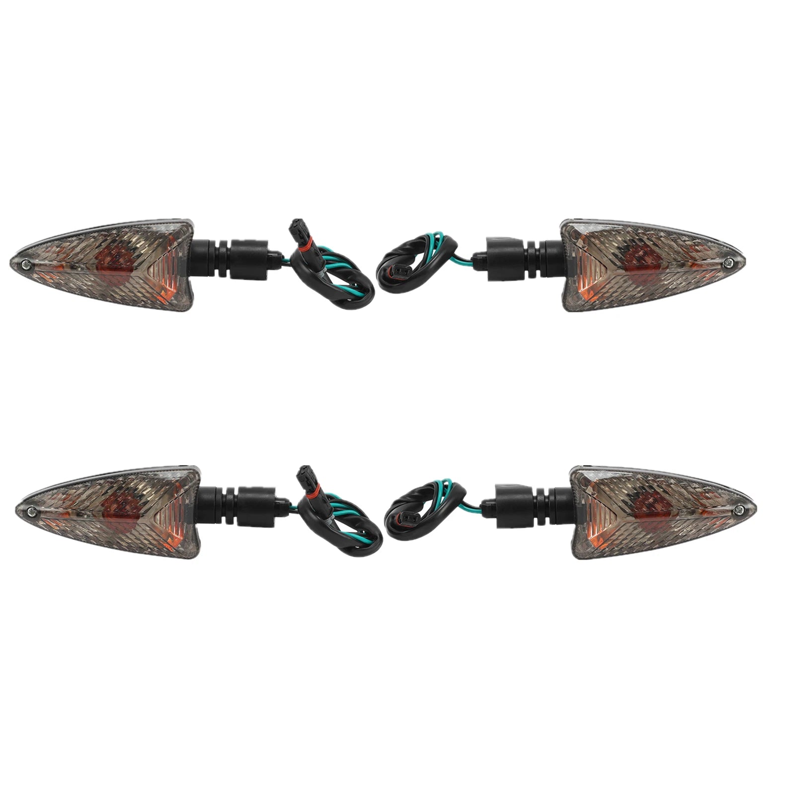 Set of 2 Front Rear Turn Signal Lights for Triumph Tiger 800 1050 (2011–2015)