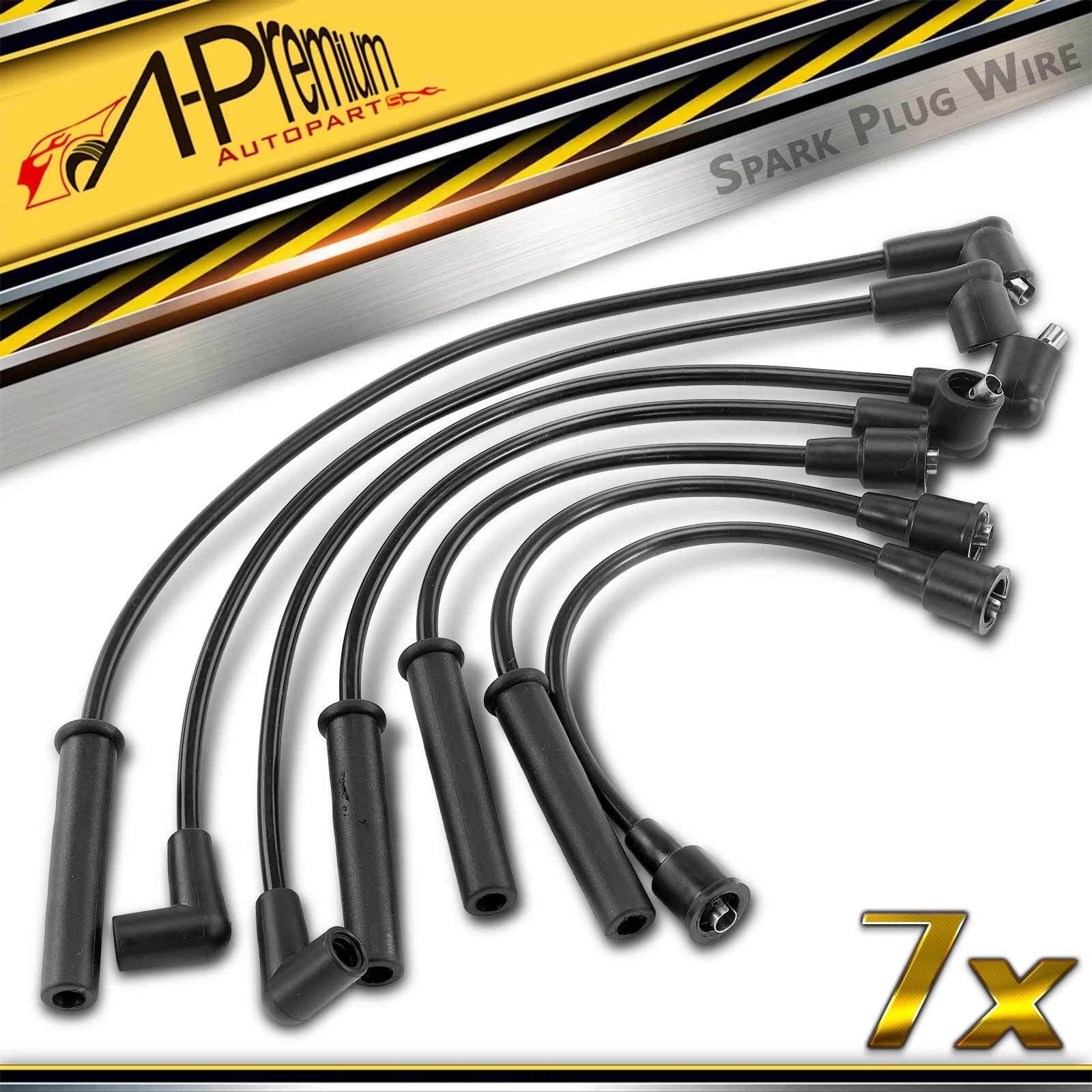 7x Spark Plug Wire Set for Jeep J10 Wrangler Scrambler CJ5 (1977–1990)