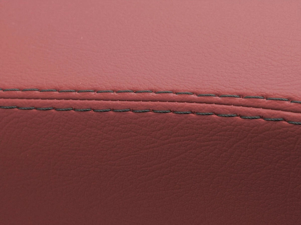 Leather Manual Shift Boot Cover for VW Jetta Vento MK3 (1991–1998) Red Black Stitch