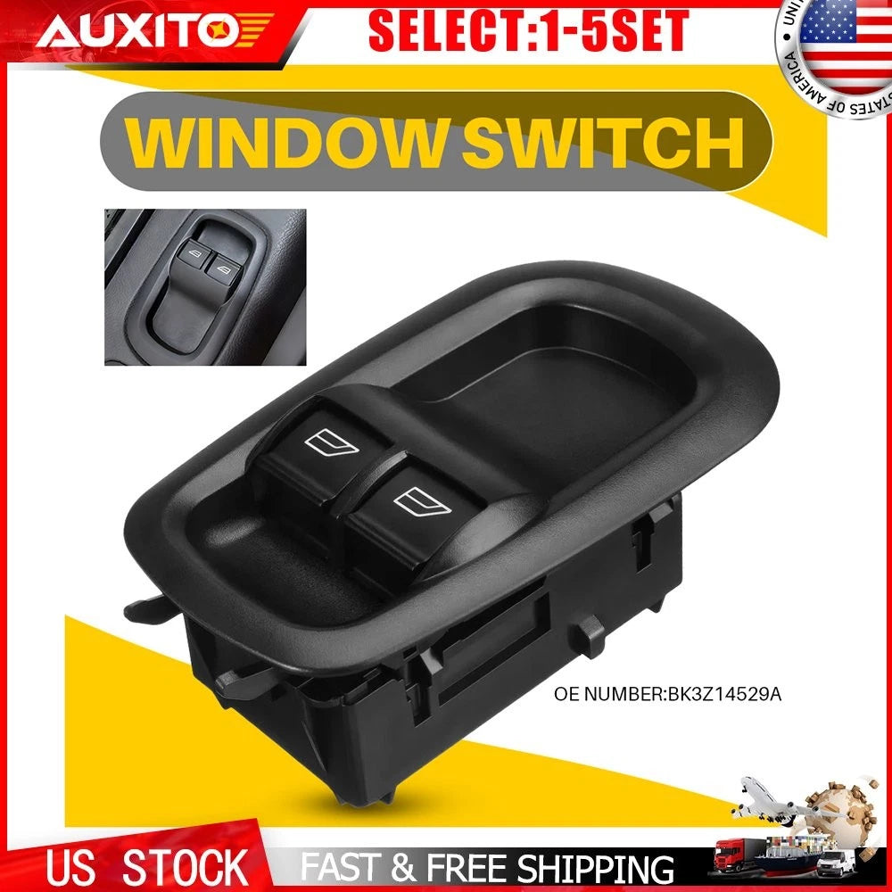 Front Driver Power Window Control Switch for Ford Transit Connect (2015–2023)