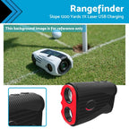 Golf Slope Rangefinder 1200Y 7X Laser for Golf (USB Charging)