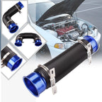 3" Flexible Cold Air Intake Hose Filter Pipe Kit for Universal Fit