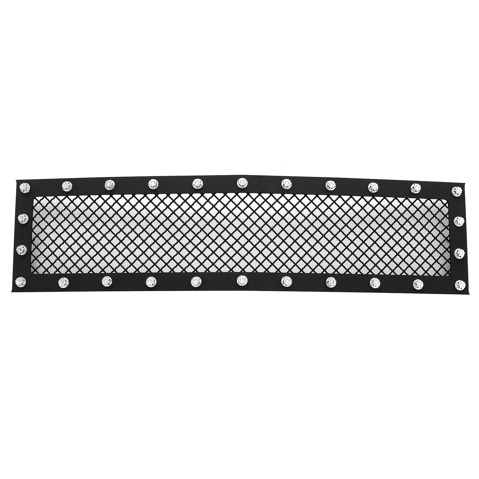 Black Bumper Mesh Rivet Grille for Chevy Silverado 2500HD/3500HD (2015-2019)